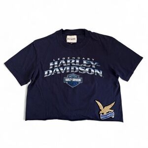 Riley 1880 Harley Davidson Orlando Upcycled Crop Top